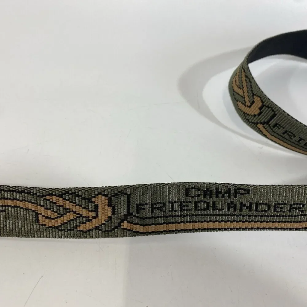 Mens Bison Nylon Strap Belt Large Project Cope Friedlander‎ Knot Graphics 39”